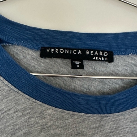 Veronica Beard Baseball Tee, Small - Picture 2 of 6
